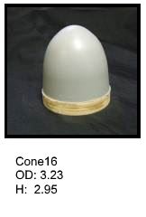 Cone shaped silicone print pad from AccuPad Inc.