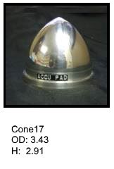 Cone shaped silicone print pad from AccuPad Inc.