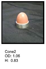 Cone shaped silicone print pad from AccuPad Inc.