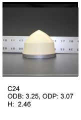 Cone shaped silicone print pad from AccuPad Inc.