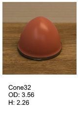 Cone shaped silicone print pad from AccuPad Inc.