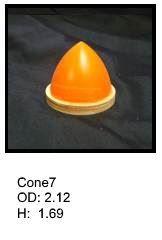 Cone shaped silicone print pad from AccuPad Inc.