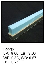 Elongated silicone print pad from AccuPad Inc.