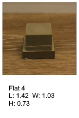 Flat 4: Flat silicone print pad from AccuPad Inc.