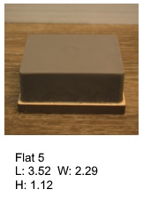 Flat 5: Flat silicone print pad from AccuPad Inc.