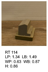 RT 114, roof top shaped silicone print pad from AccuPad Inc.