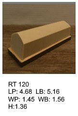 RT 120, roof top shaped silicone print pad from AccuPad Inc.