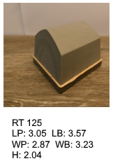 RT 125, roof top shaped silicone print pad from AccuPad Inc.