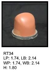 RT 34, roof top shaped silicone print pad from AccuPad Inc.