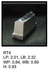 RT 4, roof top shaped silicone print pad from AccuPad Inc.