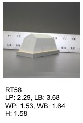 RT 58, roof top shaped silicone print pad from AccuPad Inc.