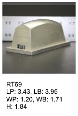 RT 69, roof top shaped silicone print pad from AccuPad Inc.