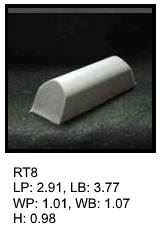 RT 8, roof top shaped silicone print pad from AccuPad Inc.