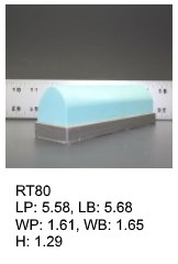 RT 80, roof top shaped silicone print pad from AccuPad Inc.