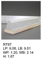RT 97, roof top shaped silicone print pad from AccuPad Inc.