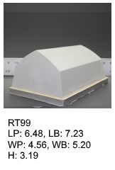 RT 99, roof top shaped silicone print pad from AccuPad Inc.