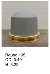 Round105, round silicone print pad from AccuPad Inc.