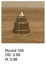 Round109, round silicone print pad from AccuPad Inc.