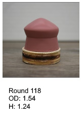 Round113, round silicone print pad from AccuPad Inc.