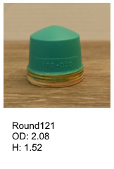Round121, round silicone print pad from AccuPad Inc.
