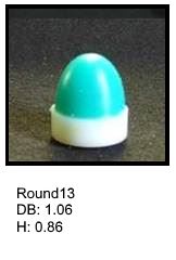 Round13, round silicone print pad from AccuPad Inc.