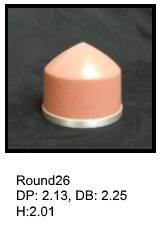 Round26, round silicone print pad from AccuPad Inc.