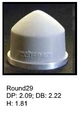Round29, round silicone print pad from AccuPad Inc.