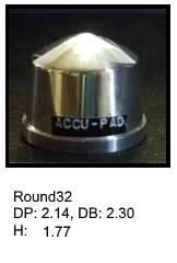 Round32, round silicone print pad from AccuPad Inc.