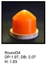 Round34, round silicone print pad from AccuPad Inc.