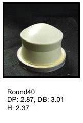 Round40, round silicone print pad from AccuPad Inc.