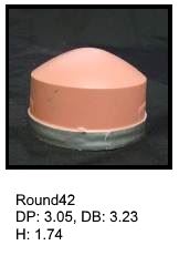 Round42, round silicone print pad from AccuPad Inc.