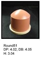 Round51, round silicone print pad from AccuPad Inc.