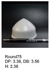 Round75, round silicone print pad from AccuPad Inc.