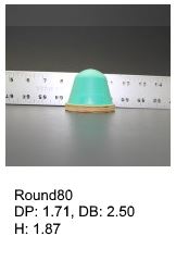 Round80, round silicone print pad from AccuPad Inc.