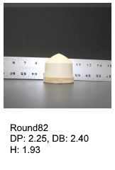 Round82, round silicone print pad from AccuPad Inc.