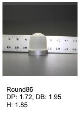 Round86, round silicone print pad from AccuPad Inc.