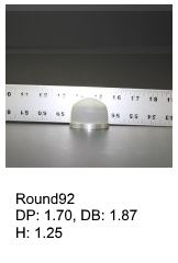Round92, round silicone print pad from AccuPad Inc.