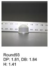 Round93, round silicone print pad from AccuPad Inc.