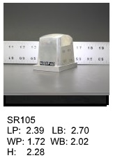 SR 105, Square or rectagular silicone print pad