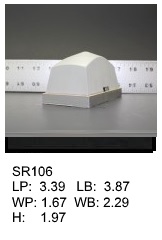SR 106, Square or rectagular silicone print pad
