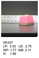SR 107, Square or rectagular silicone print pad