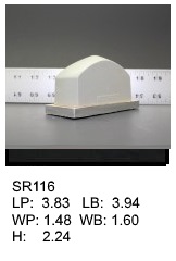 SR 116, Square or rectagular silicone print pad