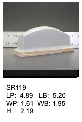 SR 119, Square or rectagular silicone print pad