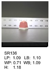 SR 136, Square or rectagular silicone print pad