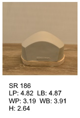 SR 186, Square or rectagular silicone print pad