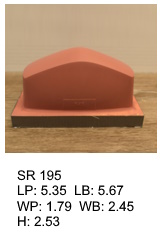 SR 195, Square or rectagular silicone print pad
