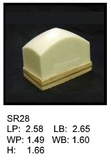 SR 28, Square or rectagular silicone print pad