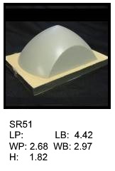 SR 51, Square or rectagular silicone print pad