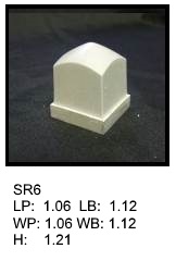 SR 6, Square or rectagular silicone print pad