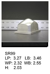 SR 99, Square or rectagular silicone print pad